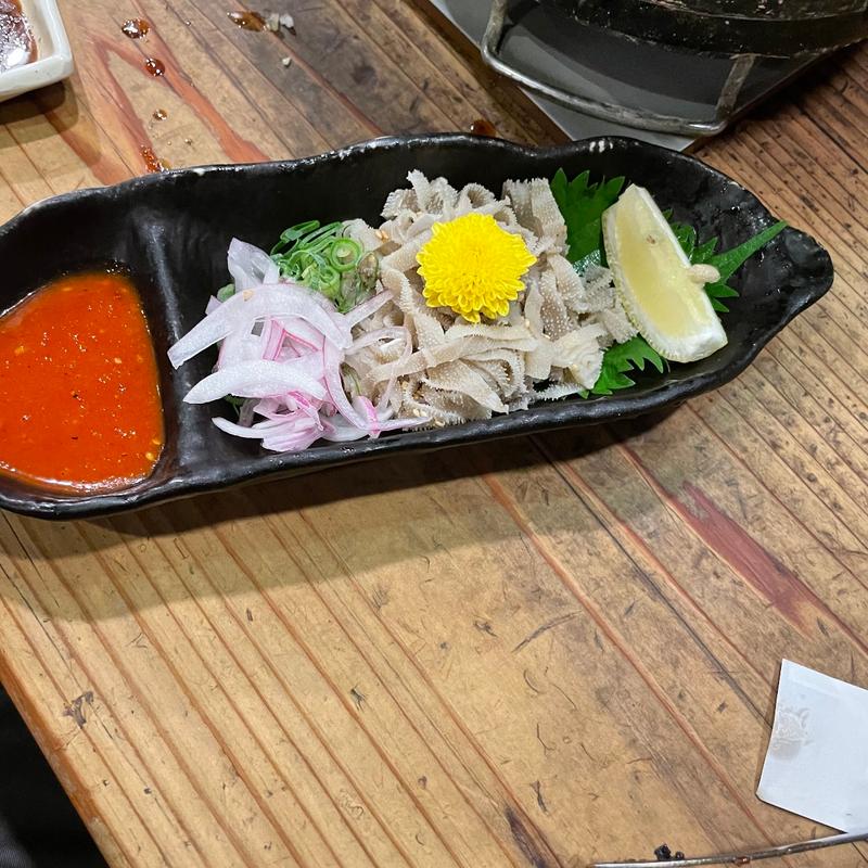 白センマイ刺し(万両 南森町店 （まんりょう）)