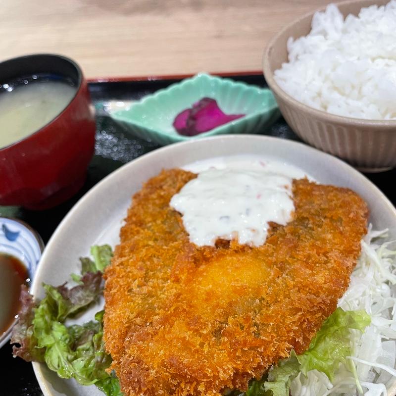 アジフライ定食(魚屋のごはんゆめタウン飯塚店)