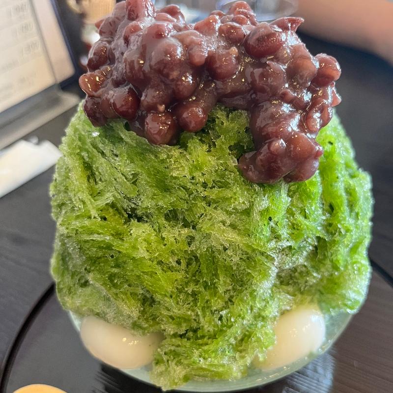 宇治金時白玉(甘味茶屋ぶんご)