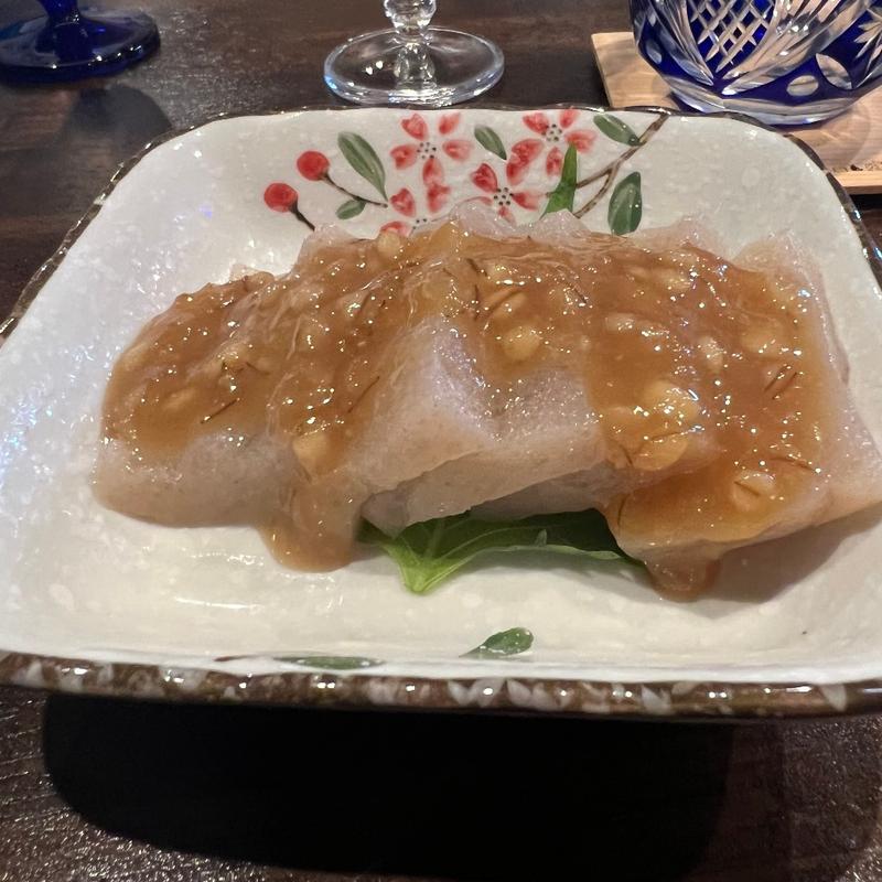 蒟蒻酢ぬたで(Japanese Sake STAND 85(ハッコー))