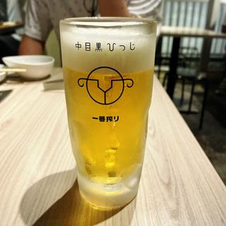 キリン一番搾り（生ビール）(中目黒ひつじ 目黒川店)