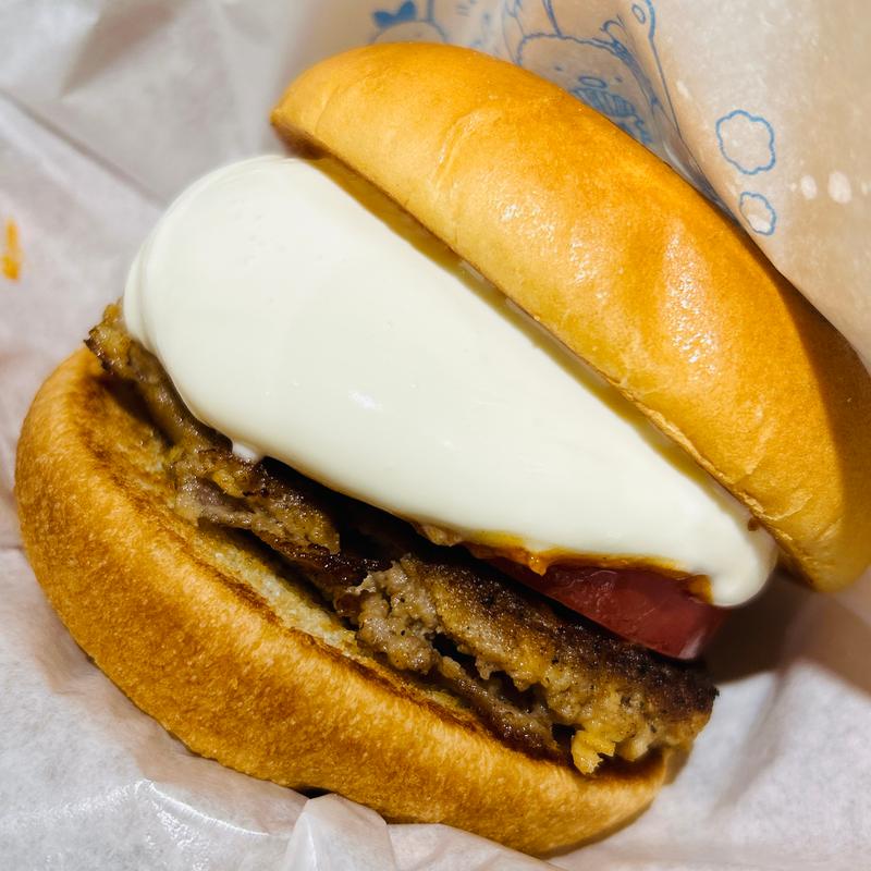 白いモスバーガー昼割セット(モスバーガーホワイティうめだ店)