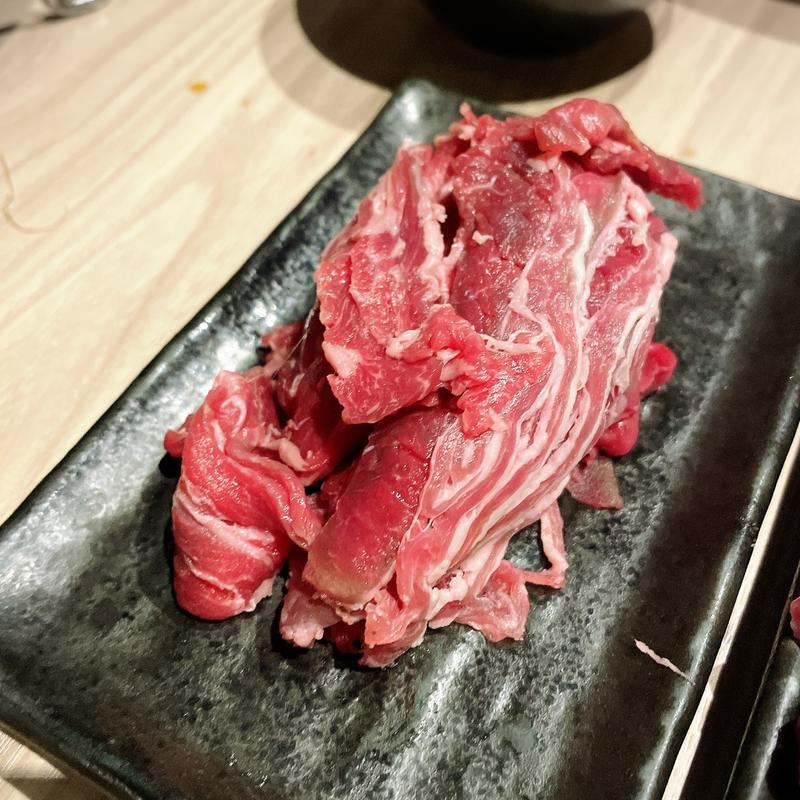 追加肉 マトン薄切り(中目黒ひつじ 目黒川店)