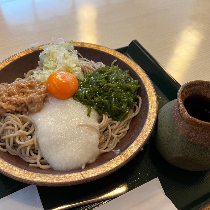 ねばとろ蕎麦(永山健康ランド 竹取の湯)