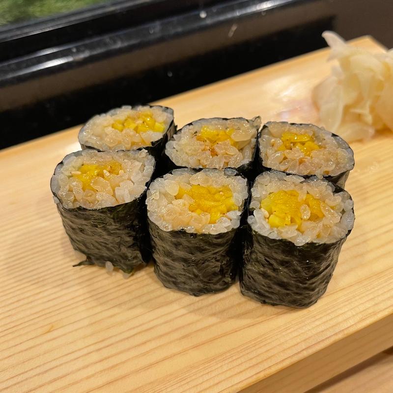 おしんこ巻き(鮨屋とんぼ 栄店)