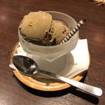 ほうじ茶アイス(隠れ庵 忍家 常陸多賀店 )