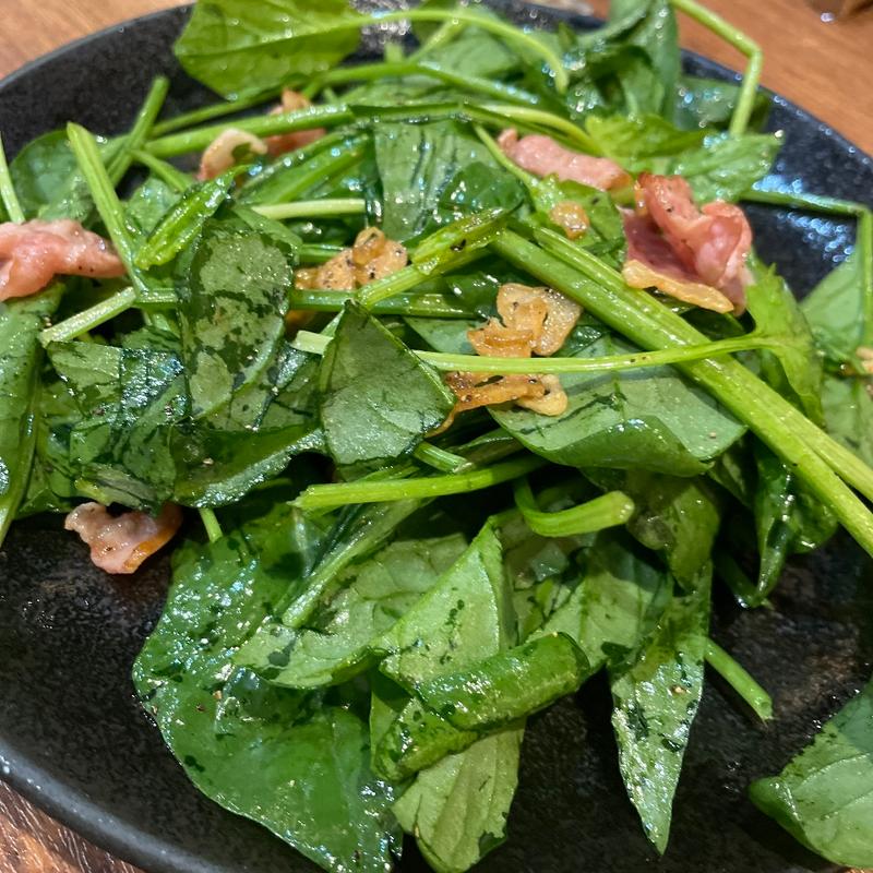 ほうれん草サラダ(酒席まつした)