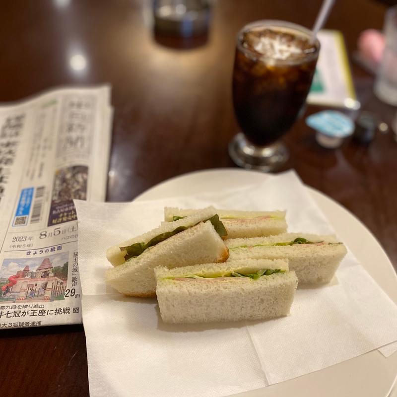 Bモーニング(ロースハムサンド)(アシュベリー)