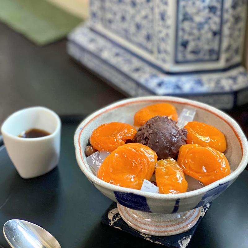 杏あんみつ(和カフェ みづき)