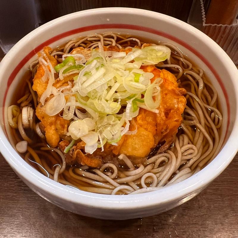 かき揚げそば(蕎麦 はないち)