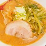 味噌ラーメン(味の時計台 余市店)