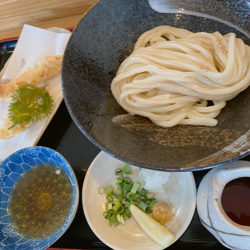 海老天ぶっかけ(讃岐うどん なご心)