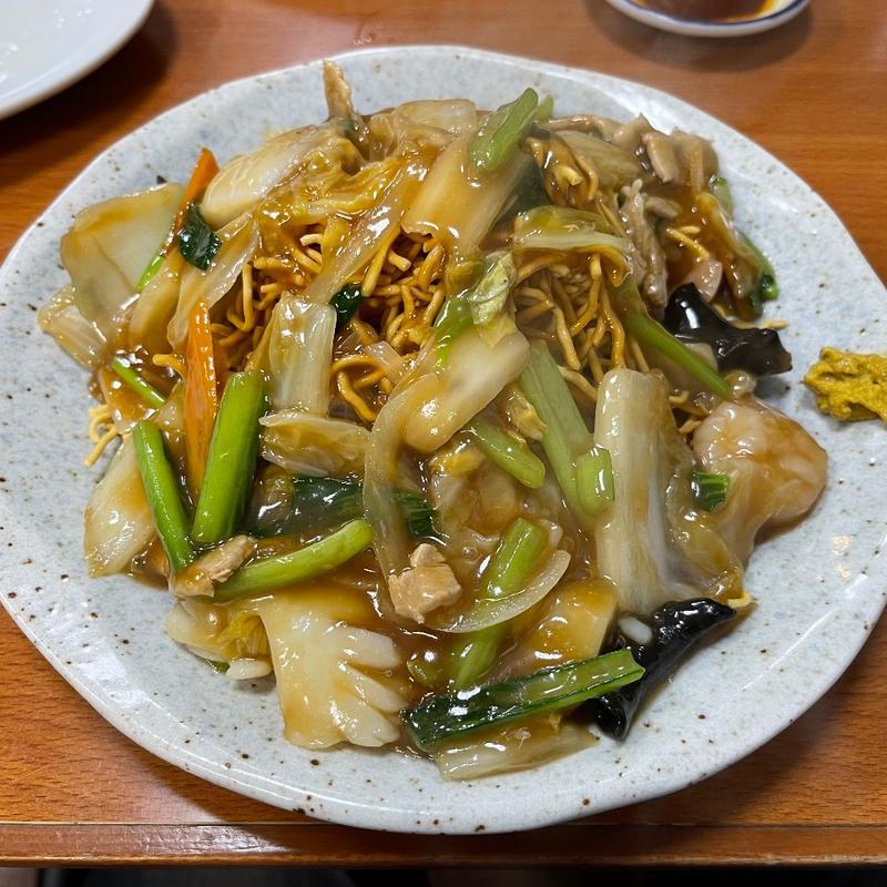 かた焼きそば(宝明楼)