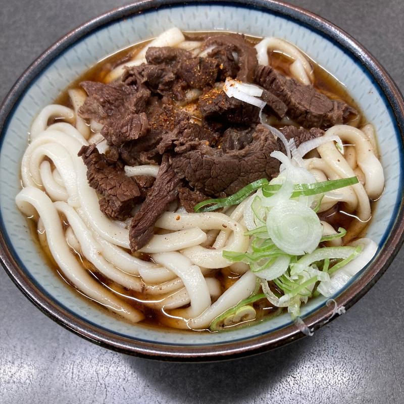 馬肉うどん(中村屋 )