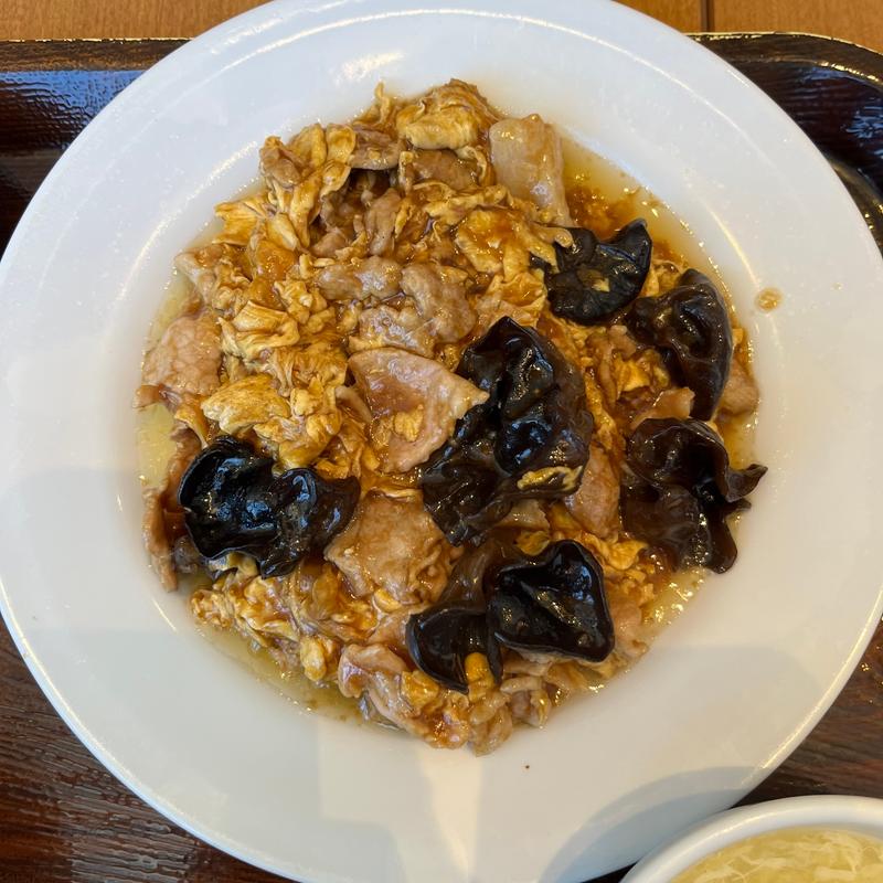 豚肉と卵炒め(紅虎餃子房 ルミネ北千住店)