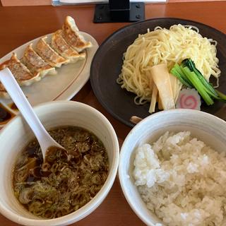 つけ麺+ライス、餃子は、LINEクーポンで(幸楽苑 日立相田店 )