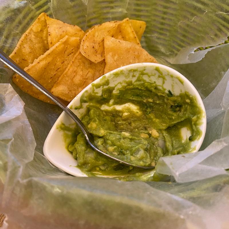 ワカモーレソースチップス(チレス原宿)