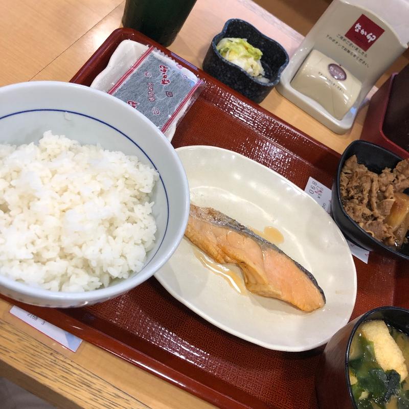 銀ジャケ定食(なか卯 川沿店 )