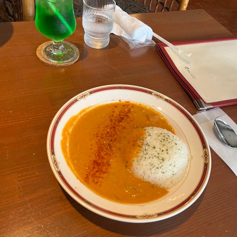 バターチキンカレーセット(喫茶フィガロ )