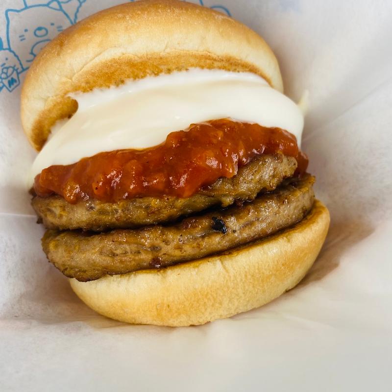 ダブル白いモスバーガー(モスバーガー ながしま店 （MOS BURGER）)