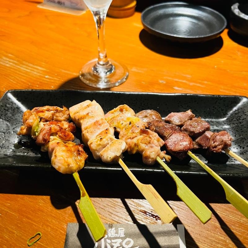 串5種盛合せ(鶏屋 Jizo 天神橋本店)