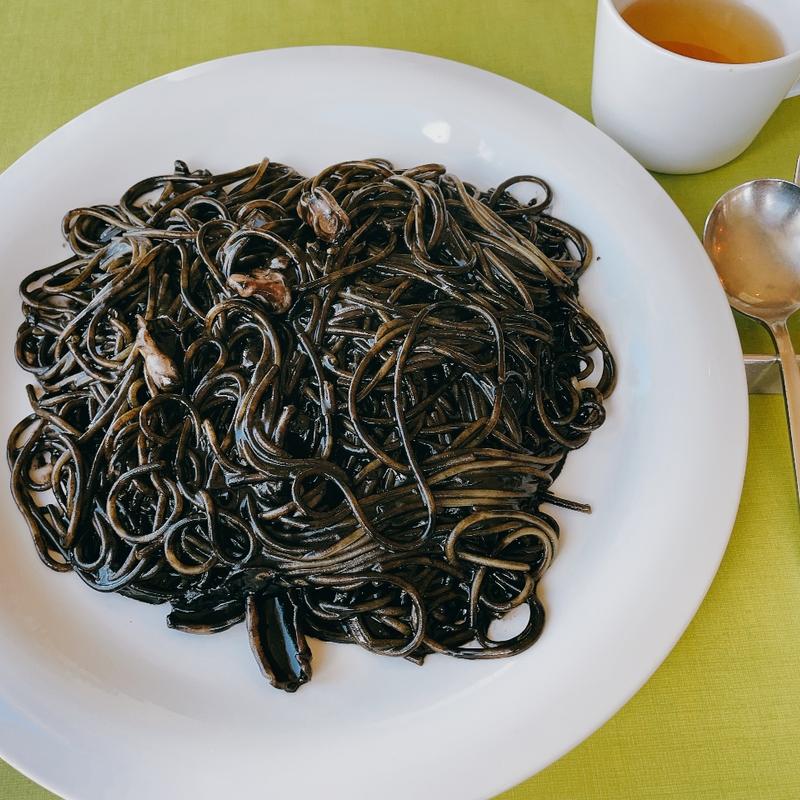 いかすみスパゲッティ(リストランテポンテテルツォ)