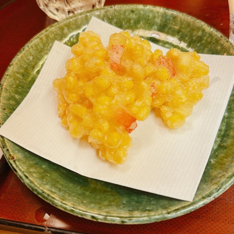 とうもろこしのかき揚げ(出逢ひ茶屋 おせん （であひちゃや おせん）)