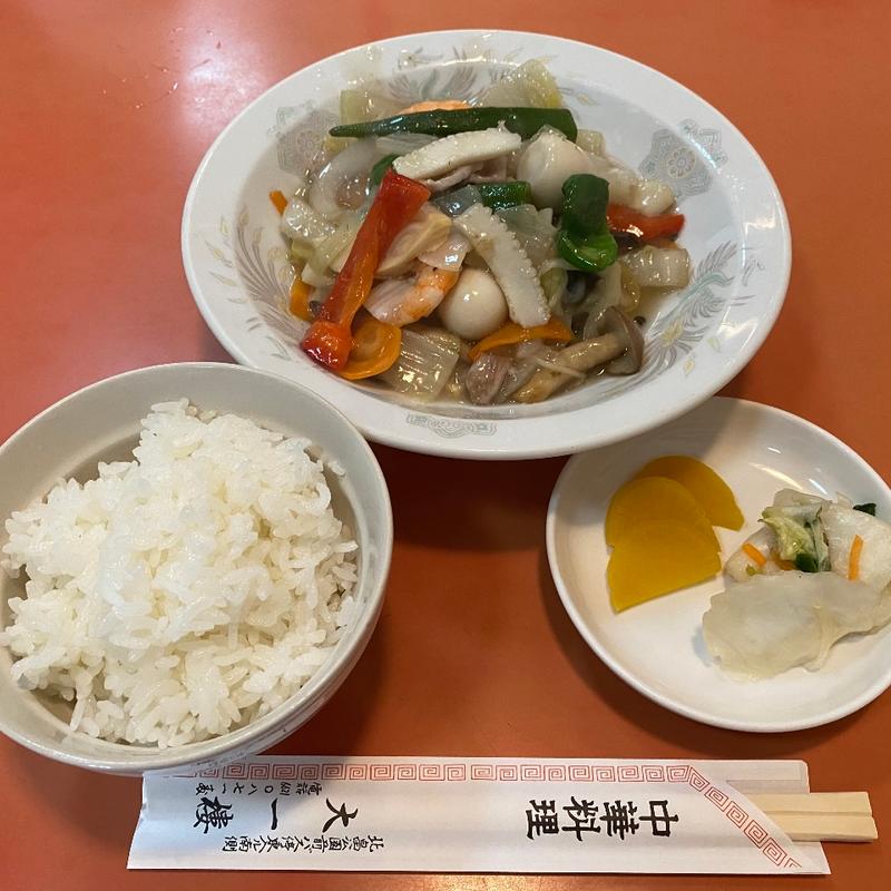 八宝菜　ライス(中華料理 大一楼)