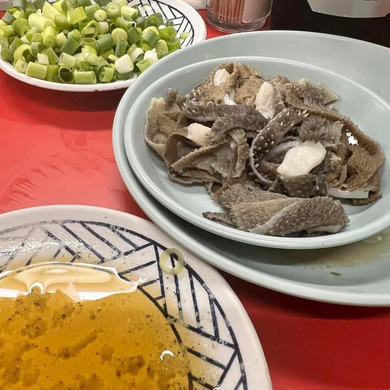 センマイ刺し(豚足のかどや )