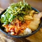 ミニチャーシュー丼(麺匠 はなみち 長居店)