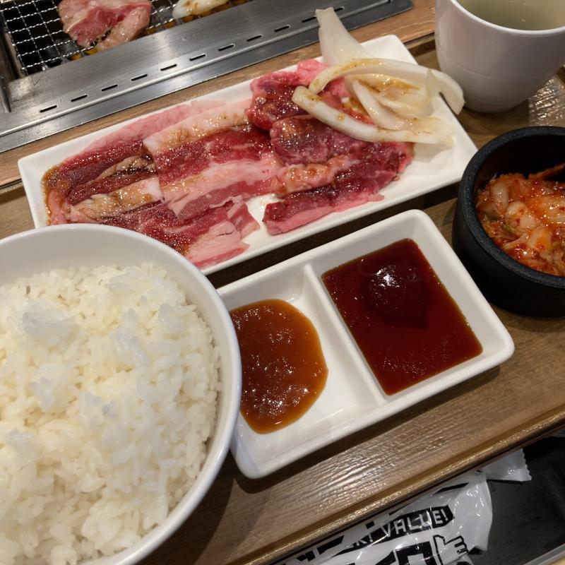 Wカルビセット(焼肉ライク 恵比寿本店)