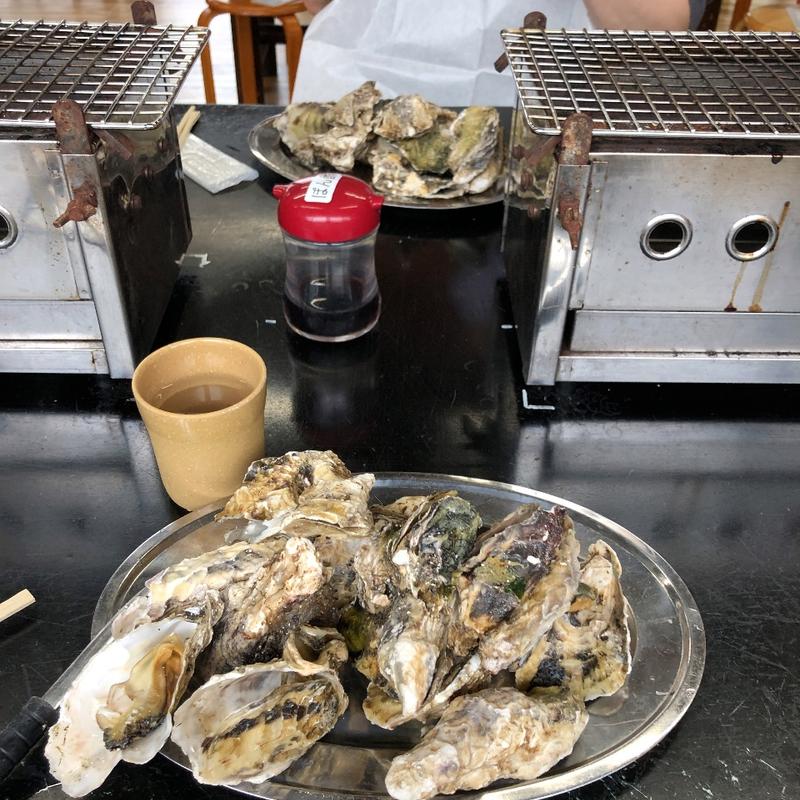 牡蠣食べ放題(松島かき小屋MATSU)