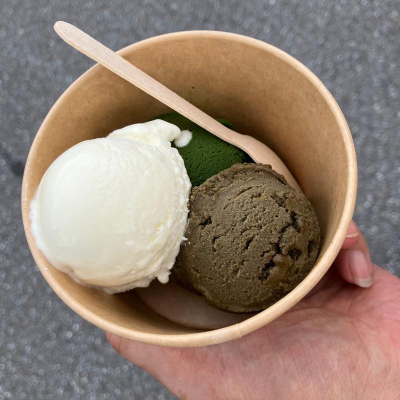 3種のアイス(いび茶の里 )