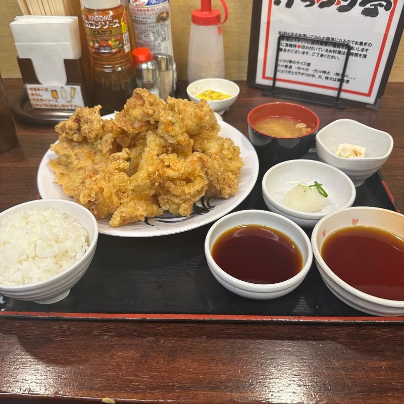 とり天定食(まちのごはんや がっつり亭 尼ヶ辻店 )