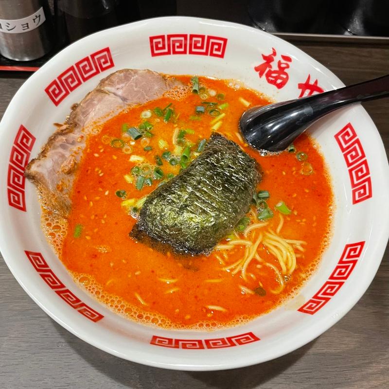赤 博多ラーメン(博多ラーメン 福や)