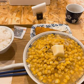 味噌バターコーン定食(ごちとん ホワイティうめだ店)