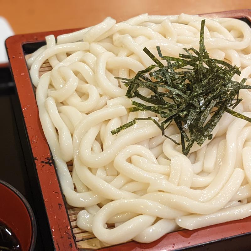 ざるうどん(因幡うどん 渡辺通店)
