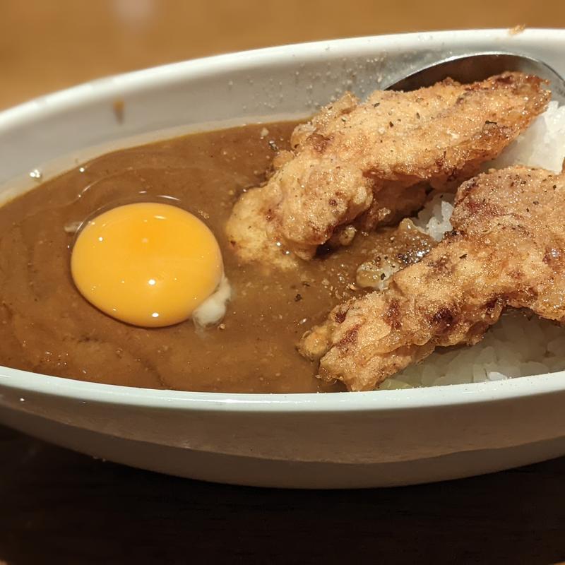 唐揚げカレー(博多ホームラン食堂)