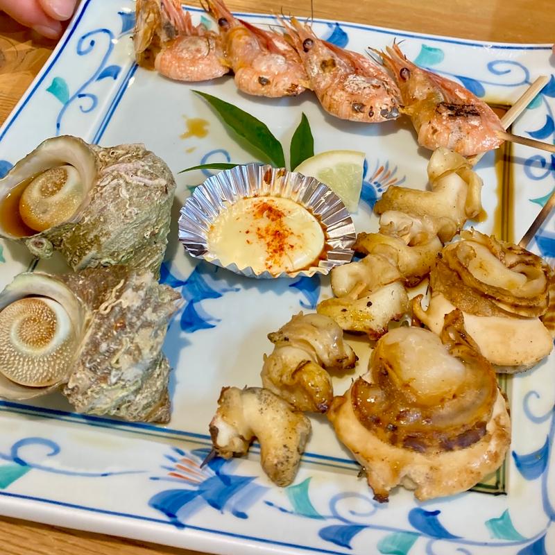 磯焼定食　なぎさ汁付(やまに水産 （やまにすいさん）)