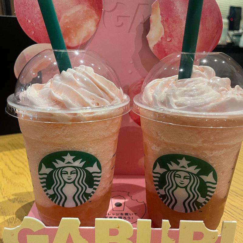 ピーチフラペチーノ(スターバックス コーヒー 春日井東野店)
