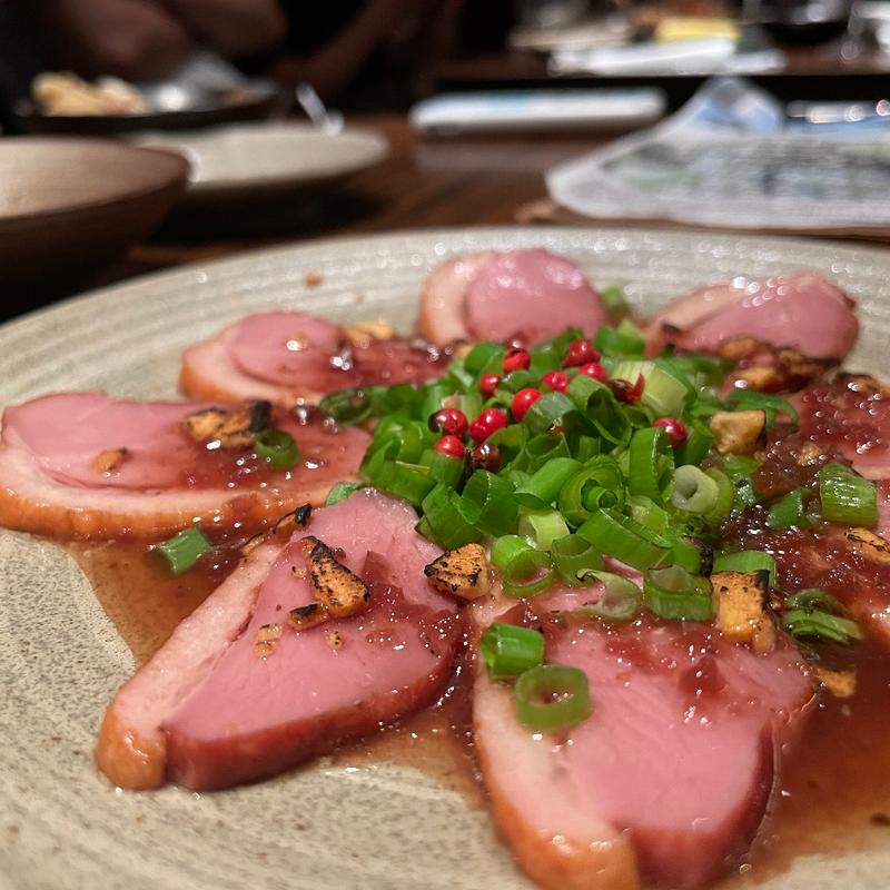 鴨肉のロースト(焼き鳥とワイン＋ビストロおでん 3B)