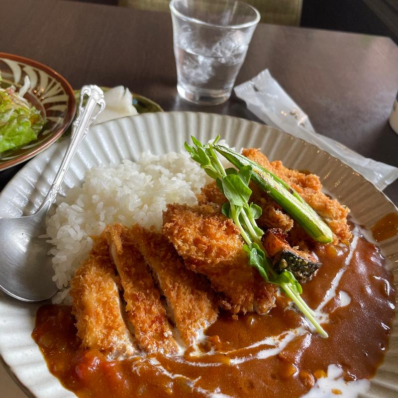 チキンカツカレー(喫茶でんえん )