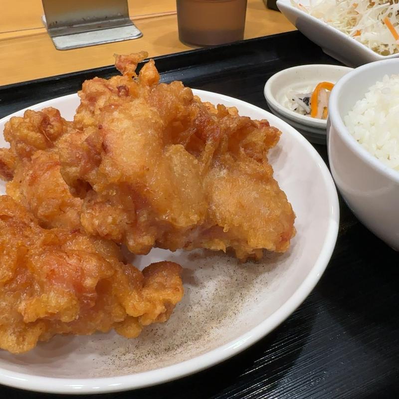 唐揚げ定食(中華料理 長安 )