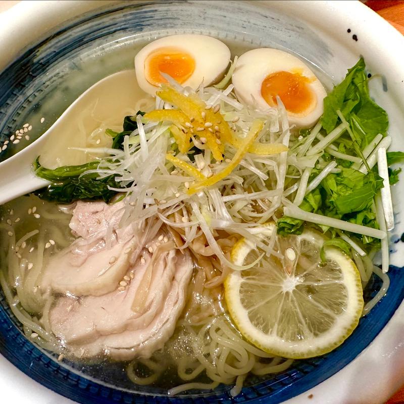 冷やしゆずそば(俺流塩らーめん 渋谷三丁目店)