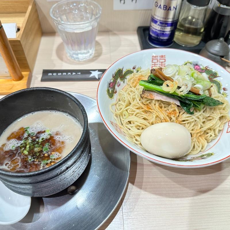 スパイス塩豚骨つけ麺(ラーメン専科 竹末食堂)