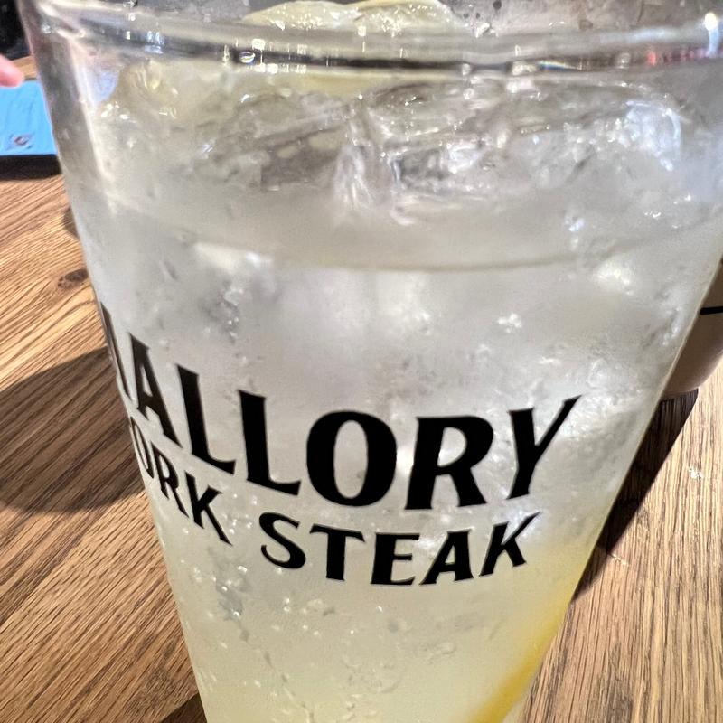 レモンスカッシュサワー(マロリーポークステーキ 中目黒店)