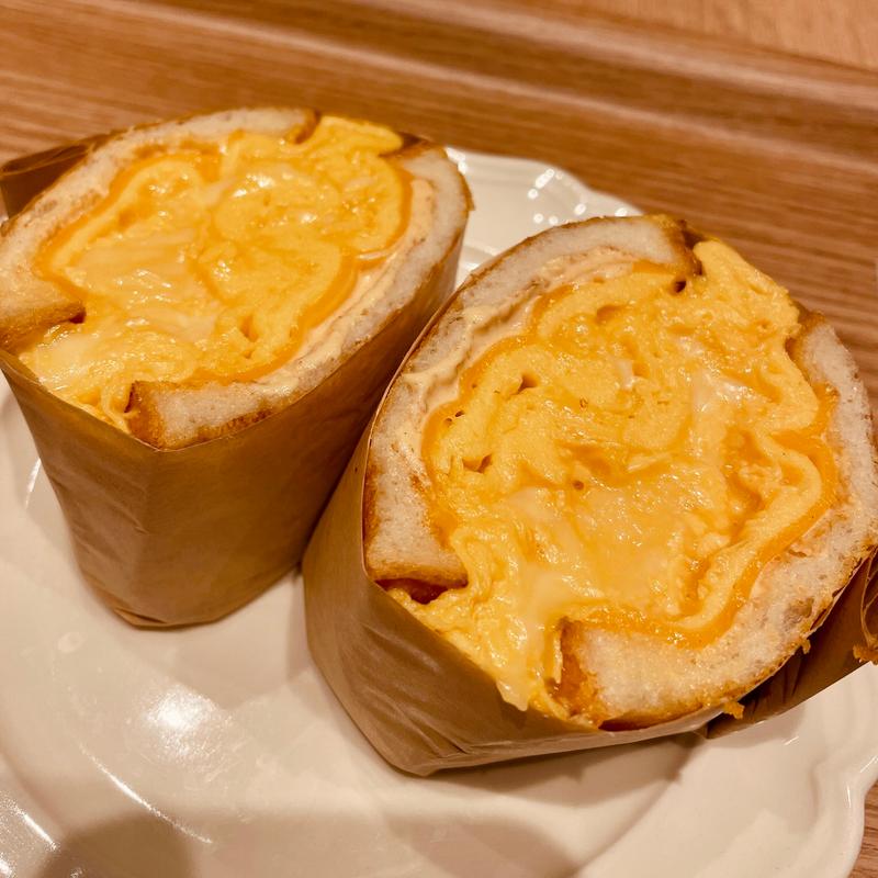 たまごサンド(天然酵母の食パン専門店 つばめパン&Milk 庄内緑地公園店)