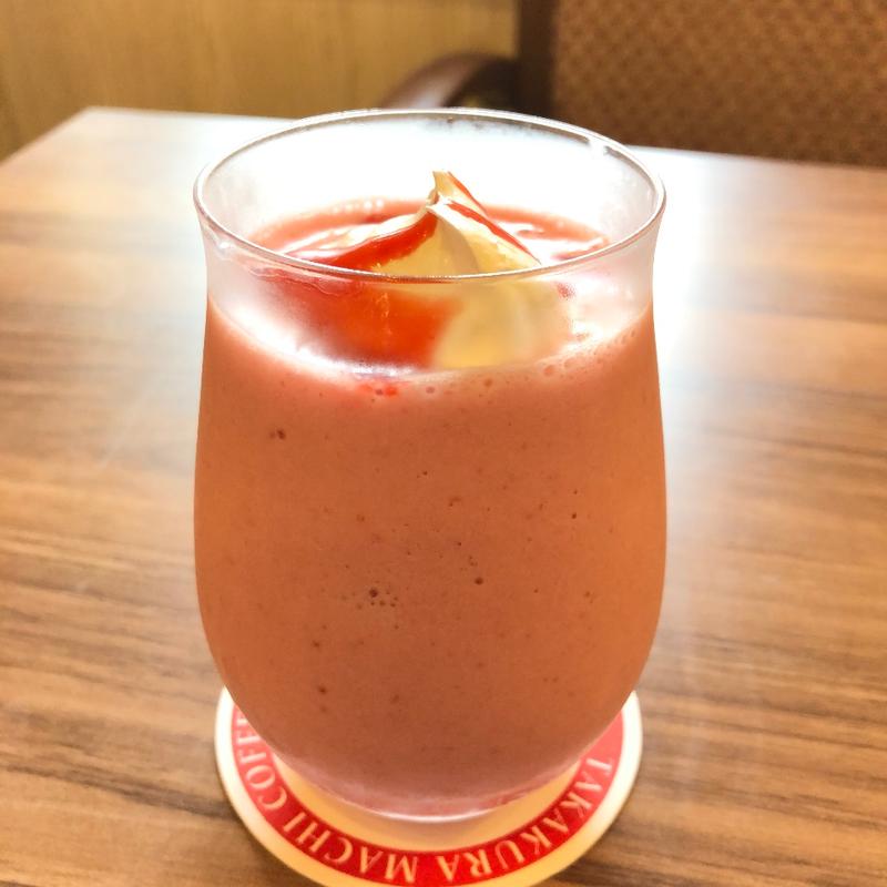 苺クリームスムージー(高倉町珈琲 柏の葉店)