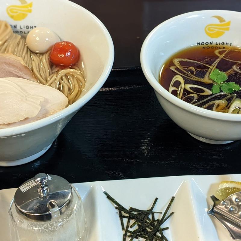 昆布水つけそば(中華そば 月光軒  博多駅店)