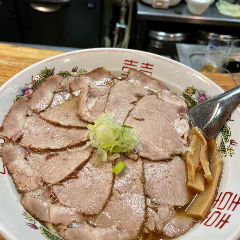 ラーメン肉増し(中華そば 白華楼)